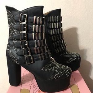 (Sold) Jeffrey Campbell Hell Yes boot